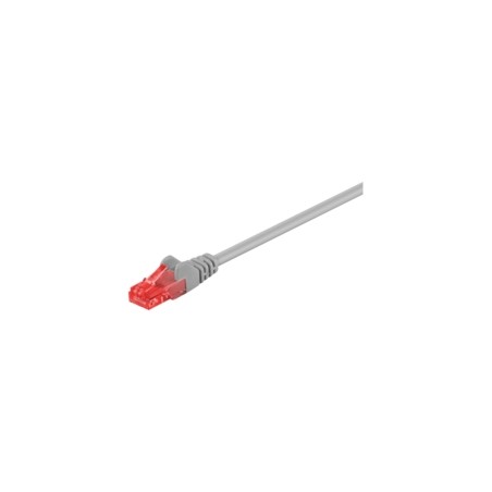 Goobay RJ45 CAT 6 UUTP CU 05m Grey - High-Speed Ethernet Cable for Reliable Connectivity